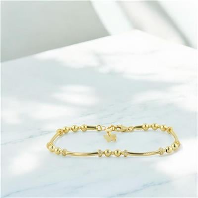 14 Ayar Altın Tasarım Bileklik  -  0205225