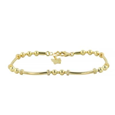 14 Ayar Altın Tasarım Bileklik  -  0205225