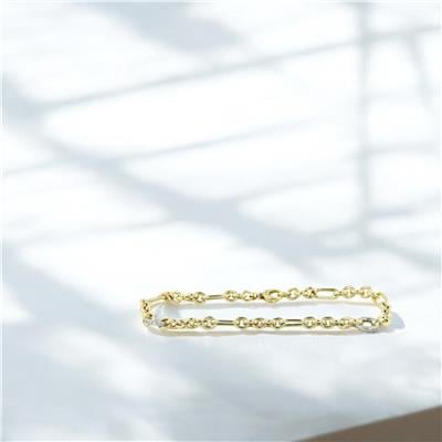 14 Ayar Altın Tasarım Bileklik  -  0205241