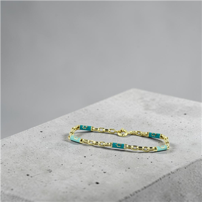 14 Ayar Altın Tasarım Bileklik  -  0205455