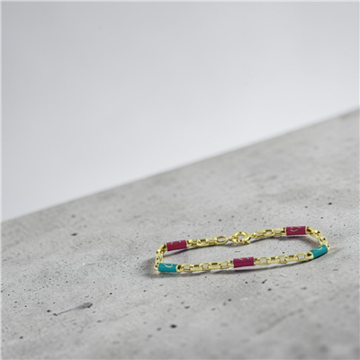 14 Ayar Altın Tasarım Bileklik  -  0205459