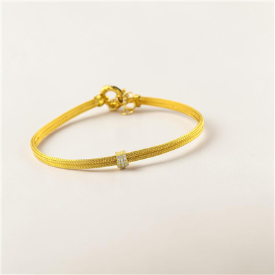 14 Ayar Altın Tasarım Bileklik  -  0206488