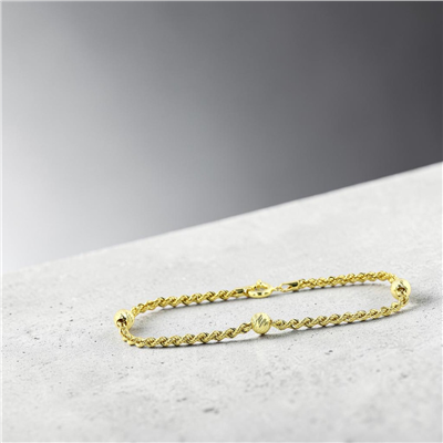 14 Ayar Altın Tasarım Bileklik  -  0206515