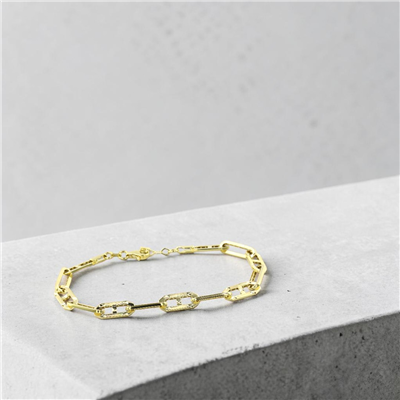 14 Ayar Altın Tasarım Bileklik  -  0207187