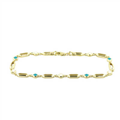 14 Ayar Altın Tasarım Bileklik  -  0207192