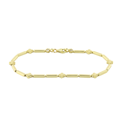 14 Ayar Altın Tasarım Bileklik  -  0207202