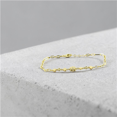 14 Ayar Altın Tasarım Bileklik  -  0207227