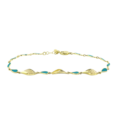 14 Ayar Altın Tasarım Bileklik  -  0207230