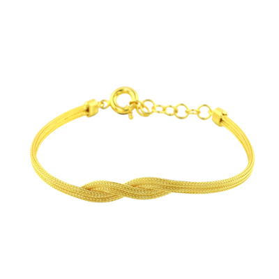 14 Ayar Altın Tasarım Bileklik  -  0207308