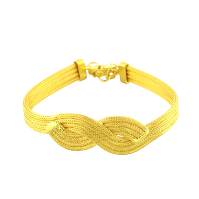 14 Ayar Altın Tasarım Bileklik  -  0207310