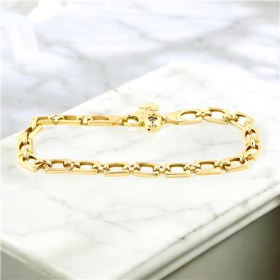 14 Ayar Altın Tasarım Bileklik  -  F003883