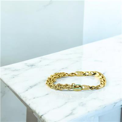 14 Ayar Altın Tasarım Bileklik  -  F004669