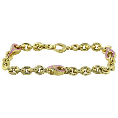 14 Ayar Altın Tasarım Bileklik  -  F004673