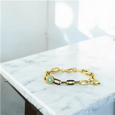 14 Ayar Altın Tasarım Bileklik  -  F004675