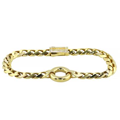 14 Ayar Altın Tasarım Bileklik  -  F004680