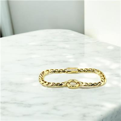 14 Ayar Altın Tasarım Bileklik  -  F004680