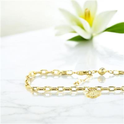 14 Ayar Altın Tasarım Bileklik  -  F005637