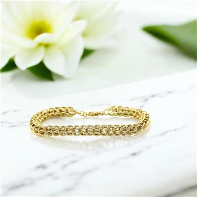 14 Ayar Altın Tasarım Bileklik  -  F005663