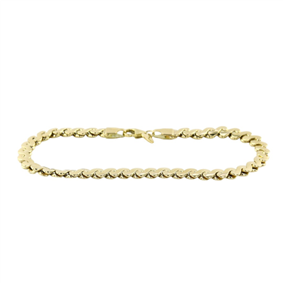 14 Ayar Altın Tasarım Bileklik  -  F006129