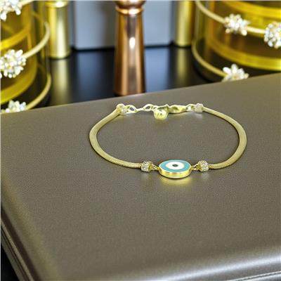 14 Ayar Altın Tasarım Bileklik  -  K196333