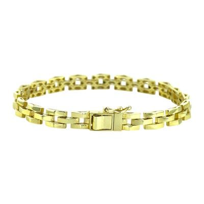 14 Ayar Altın Tasarım Bileklik  -  K218803