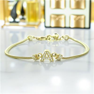 14 Ayar Altın Tasarım Bileklik  -  K220267