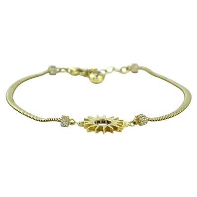 14 Ayar Altın Tasarım Bileklik  -  K220274