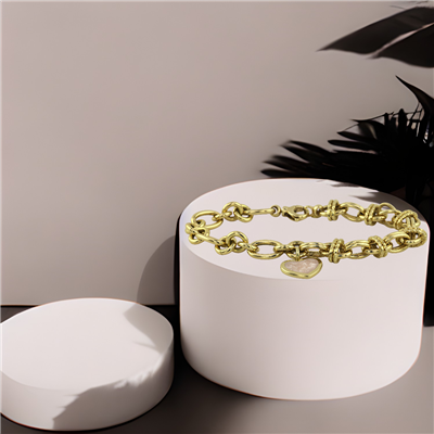 14 Ayar Altın Tasarım Bileklik  -  K229302