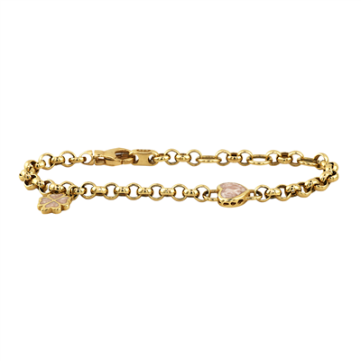 14 Ayar Altın Tasarım Bileklik  -  K229306