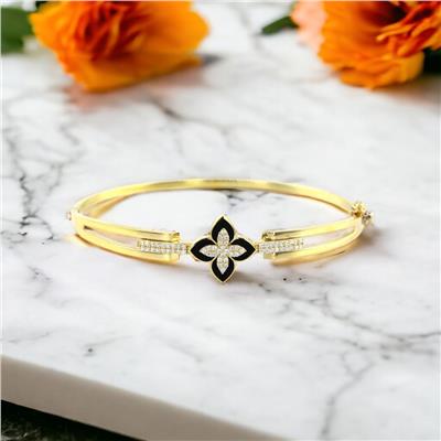 14 Ayar Altın Tasarım Bilezik  -  0175561