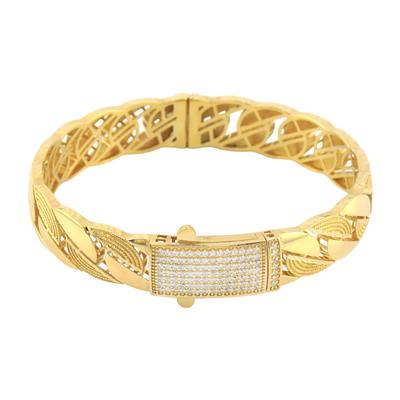 14 Ayar Altın Tasarım Bilezik  -  0180375