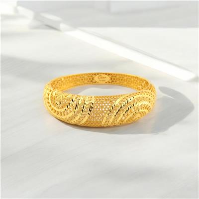 14 Ayar Altın Tasarım Bilezik  -  0180780