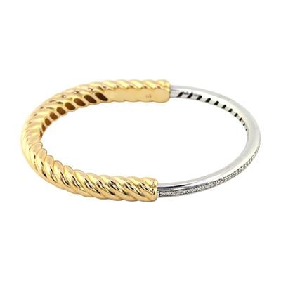 14 Ayar Altın Tasarım Bilezik  -  0186385