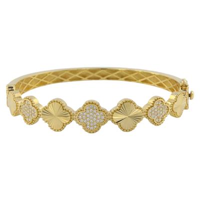 14 Ayar Altın Tasarım Bilezik  -  0187703