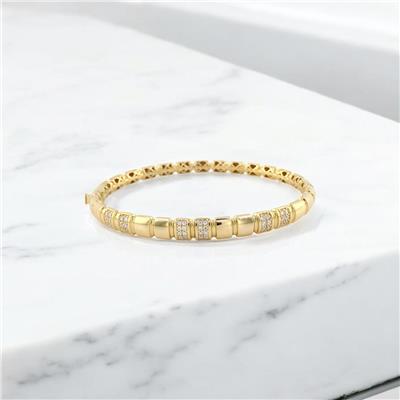 14 Ayar Altın Tasarım Bilezik  -  0188536