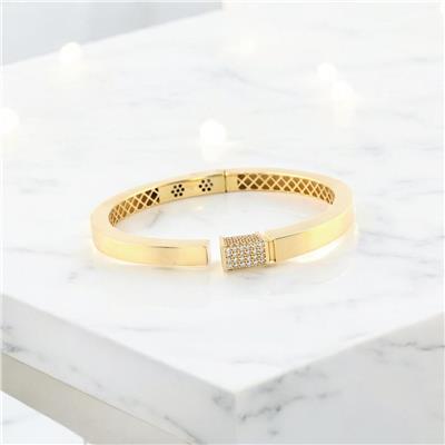 14 Ayar Altın Tasarım Bilezik  -  0188543