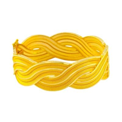 14 Ayar Altın Tasarım Bilezik  -  0194392