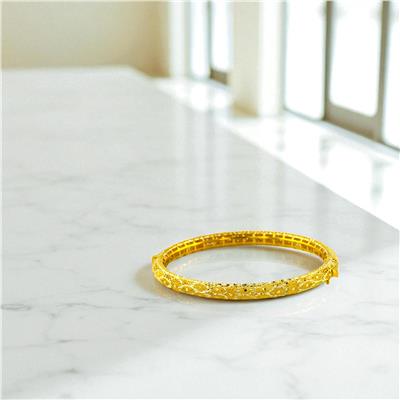 14 Ayar Altın Tasarım Bilezik  -  0194395