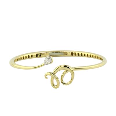 14 Ayar Altın Tasarım Bilezik  -  0194610