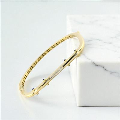 14 Ayar Altın Tasarım Bilezik  -  0195055