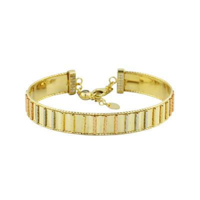 14 Ayar Altın Tasarım Bilezik  -  0195305