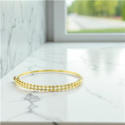 14 Ayar Altın Tasarım Bilezik  -  0198901