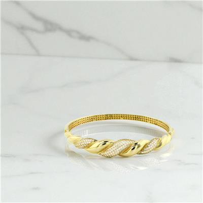 14 Ayar Altın Tasarım Bilezik  -  0198915