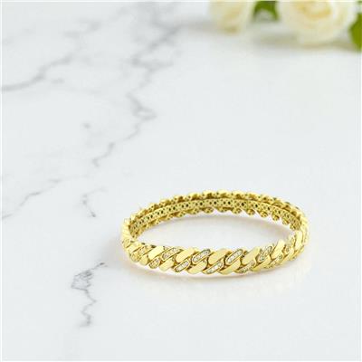 14 Ayar Altın Tasarım Bilezik  -  0198918