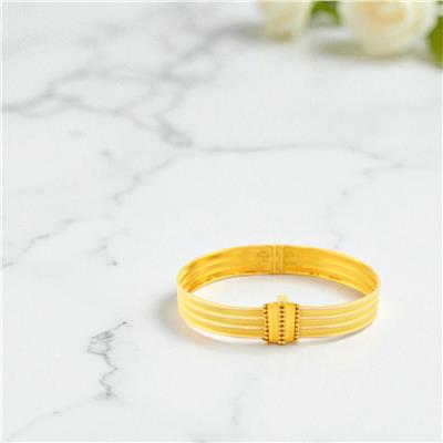 14 Ayar Altın Tasarım Bilezik  -  0198927