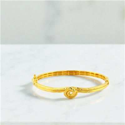 14 Ayar Altın Tasarım Bilezik  -  0198929