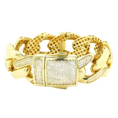 14 Ayar Altın Tasarım Bilezik  -  0198936