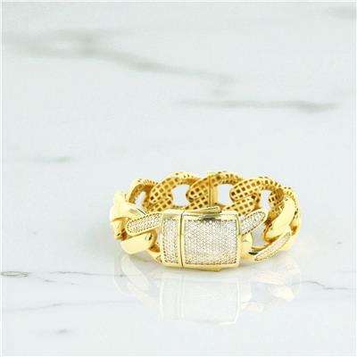 14 Ayar Altın Tasarım Bilezik  -  0198936