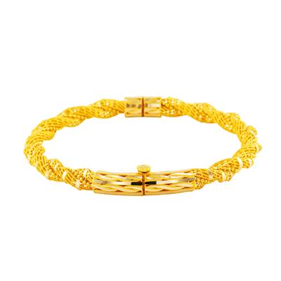 14 Ayar Altın Tasarım Bilezik  -  0202423