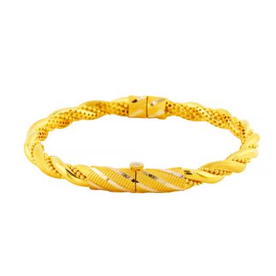 14 Ayar Altın Tasarım Bilezik  -  0202424